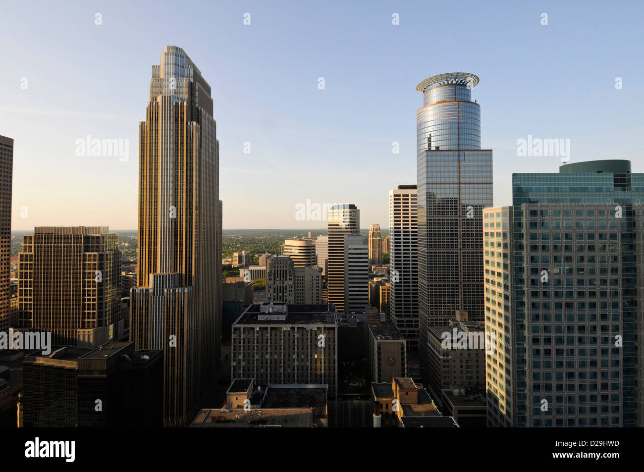 Wells Fargo Tower Minneapolis,Mn Stock Photo Alamy