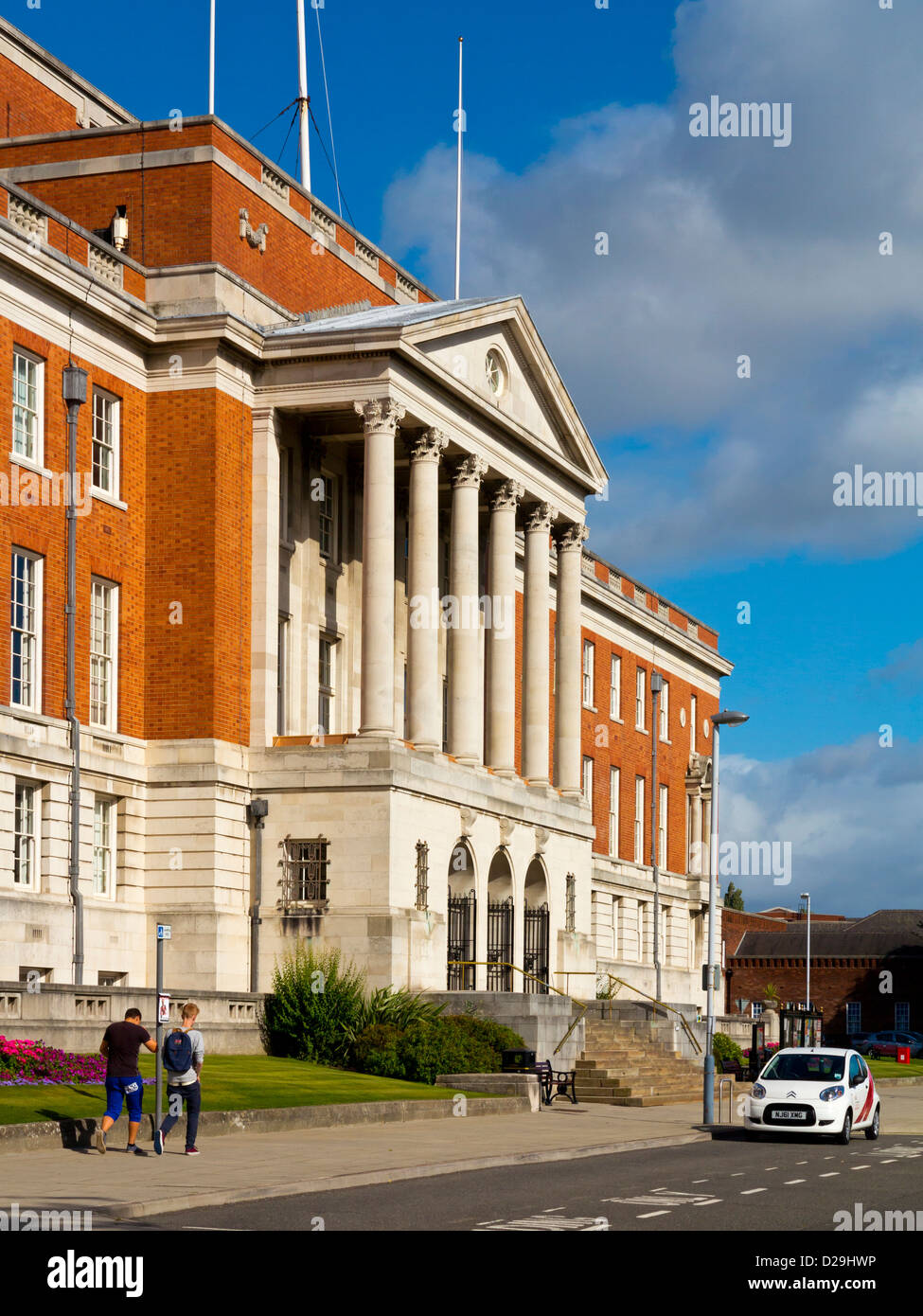 Chesterfield Borough Council headquarters office building in Rose Hill Chesterfield Derbyshire