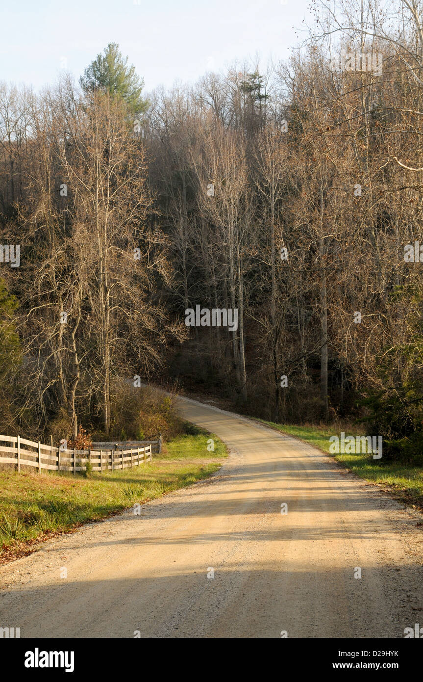 Virginia Country Road Stock Photo Alamy