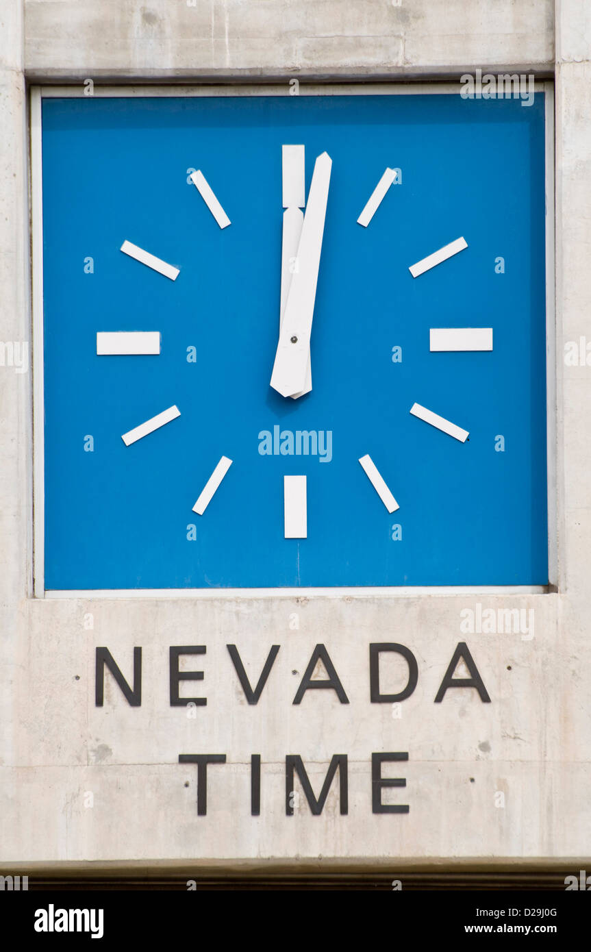 Nevada time clock Stock Photo Alamy