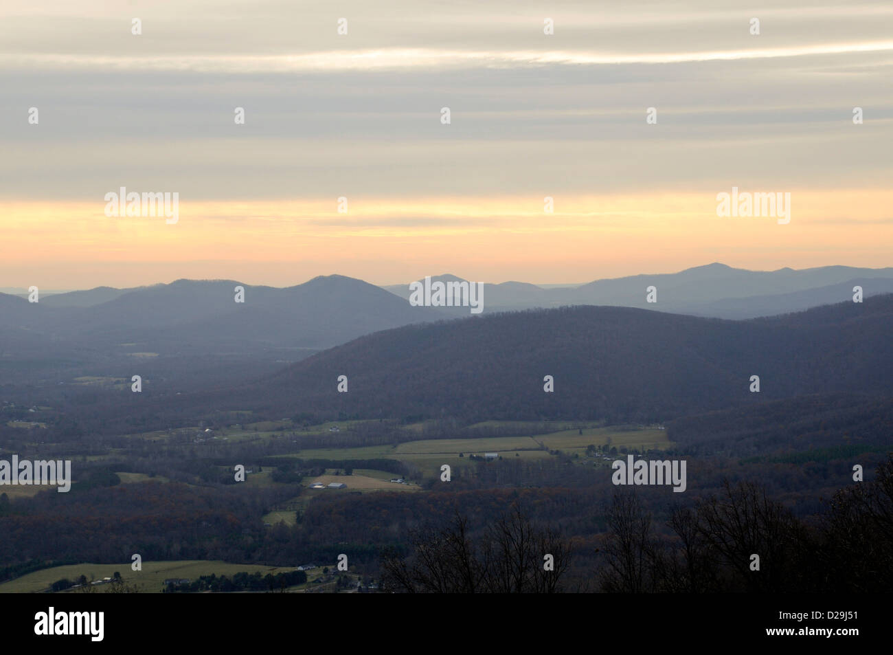 Appalachian Mountains Stock Photo