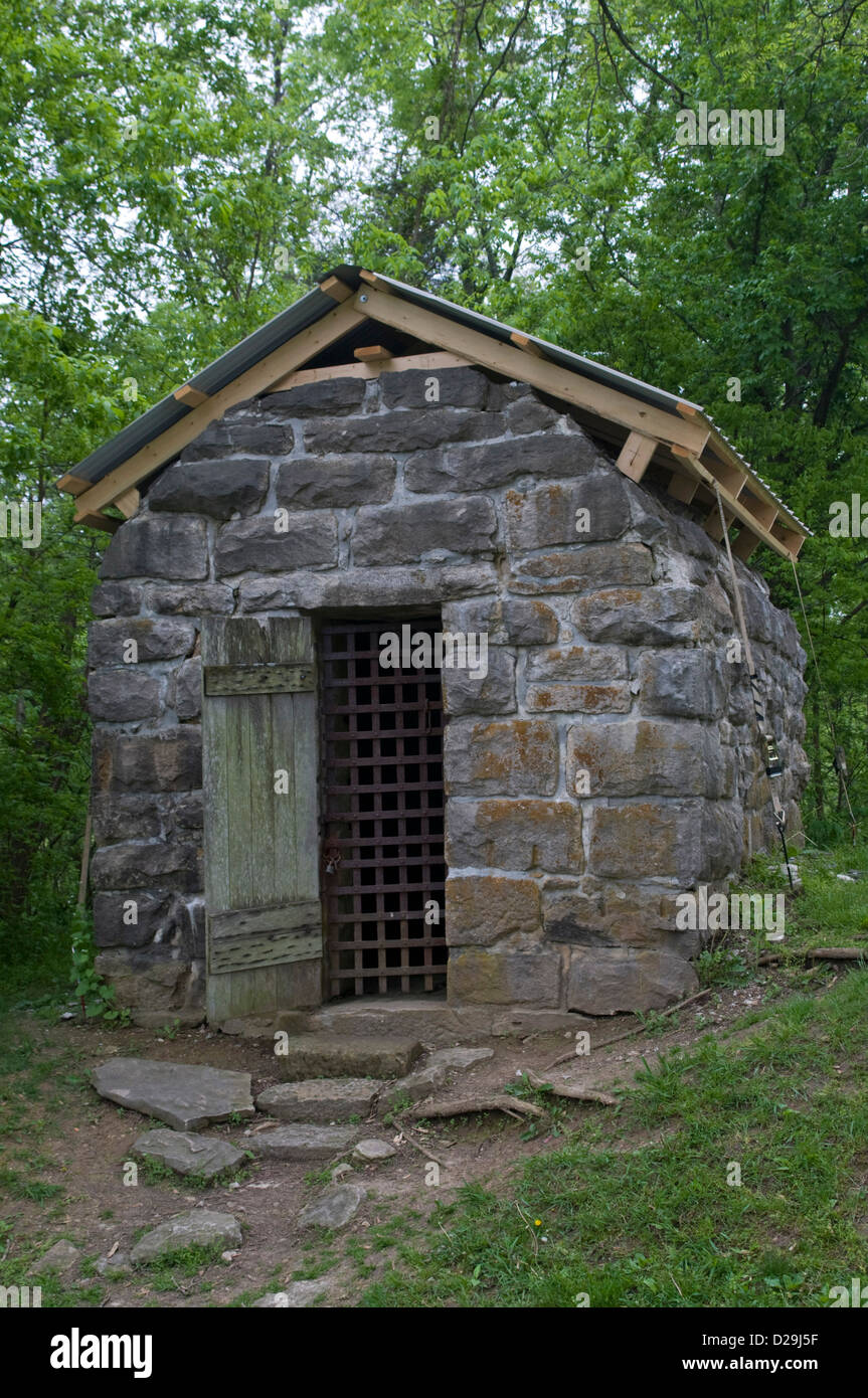 Stone jail, Arrow Rock, Mo Stock Photo Alamy