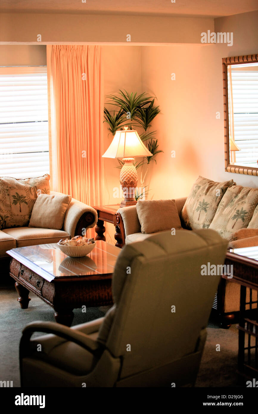 Apartment interior at Siesta Key Sarasota Florida Stock Photo Alamy