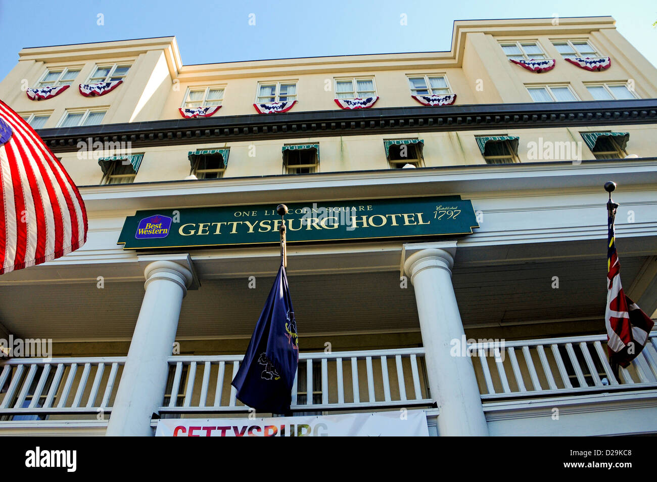 Gettysburg Hotel, Harrisburg, Pennsylvania Stock Photo
