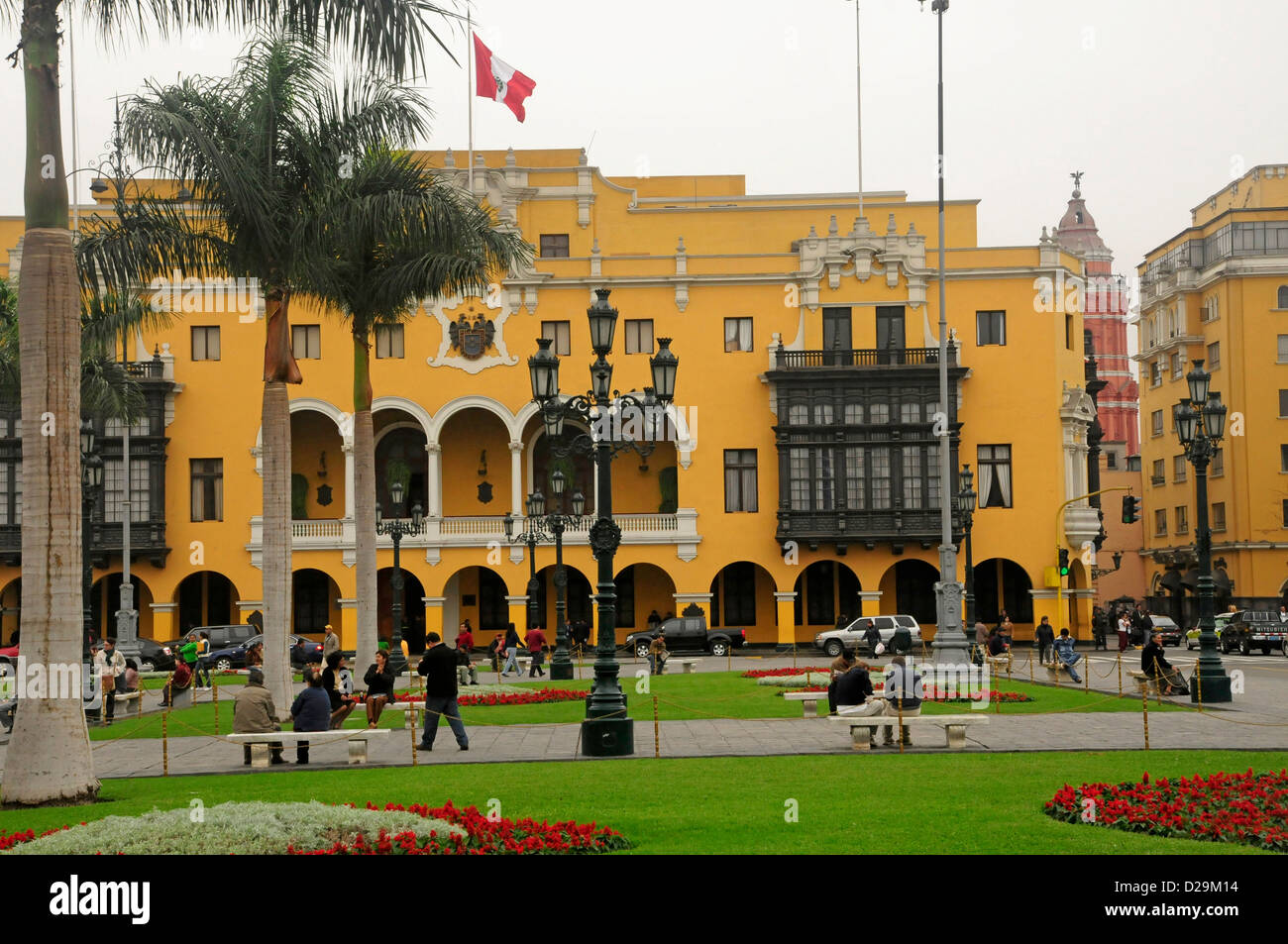 City Hall, Lima, Peru Stock Photo Alamy