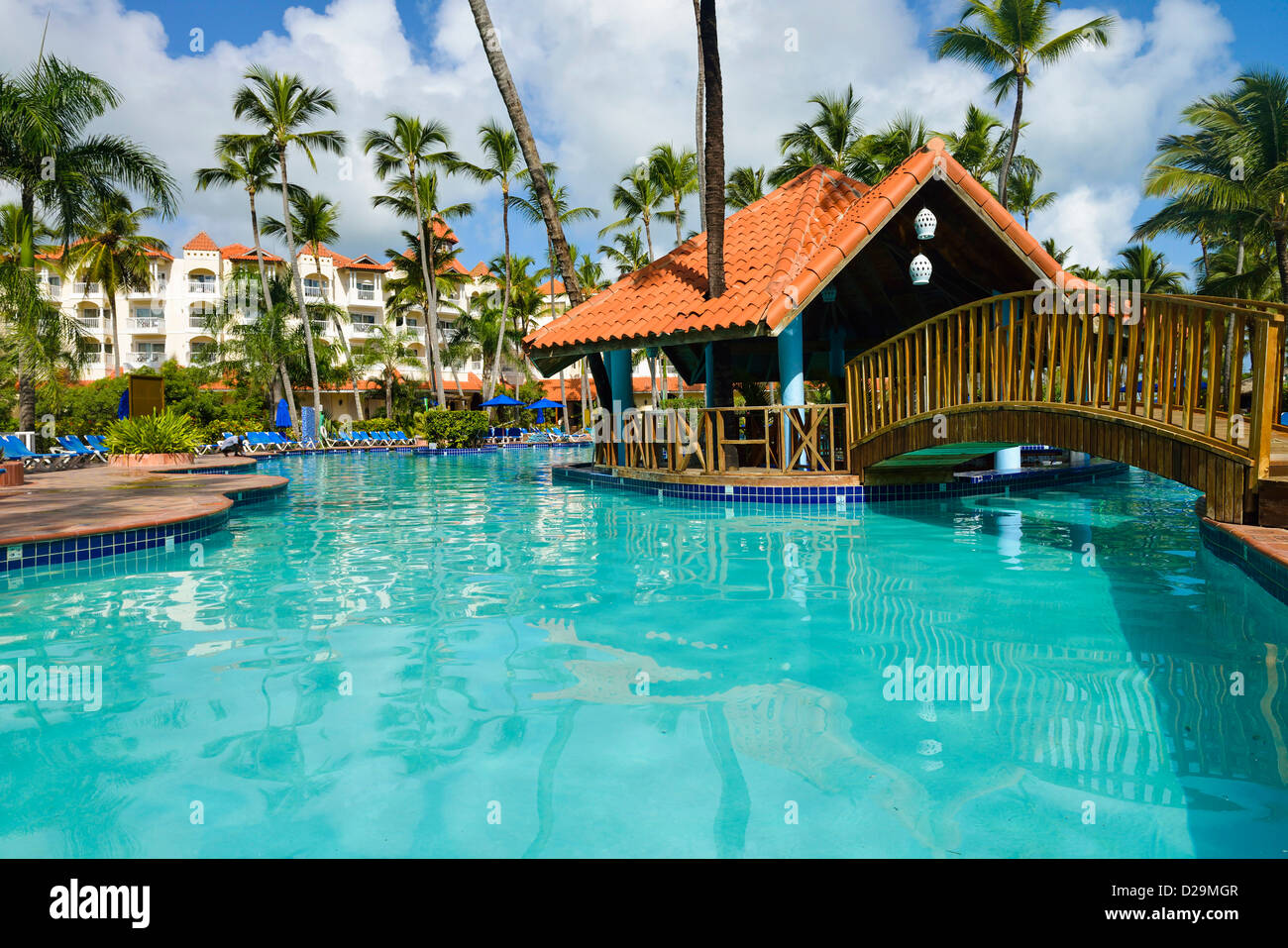Barcelo Hotel resort, Punta Cana, Dominican Republic Stock Photo