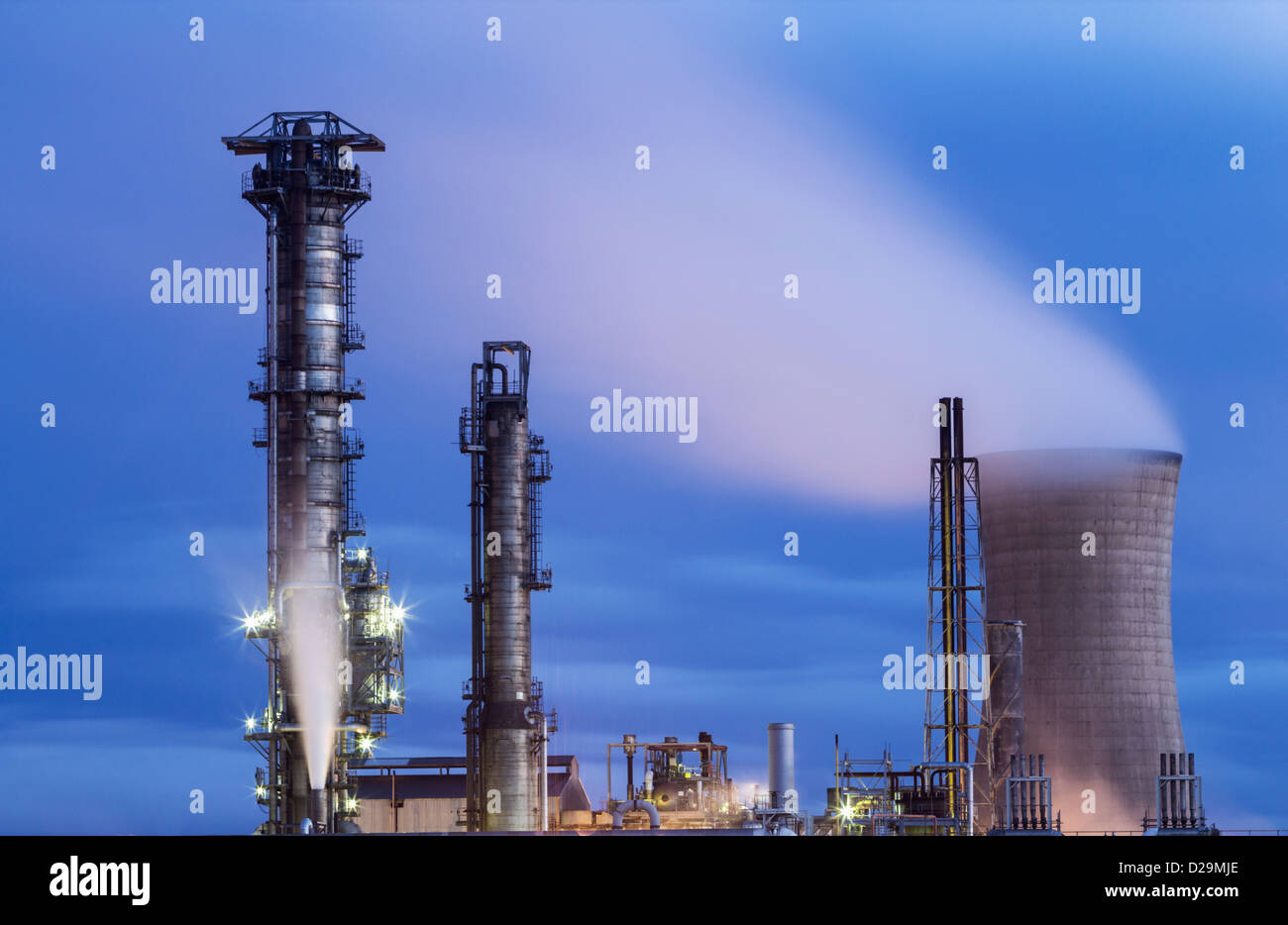 Chemical plant at Billingham near Middlesbrough, England, UK Stock Photo
