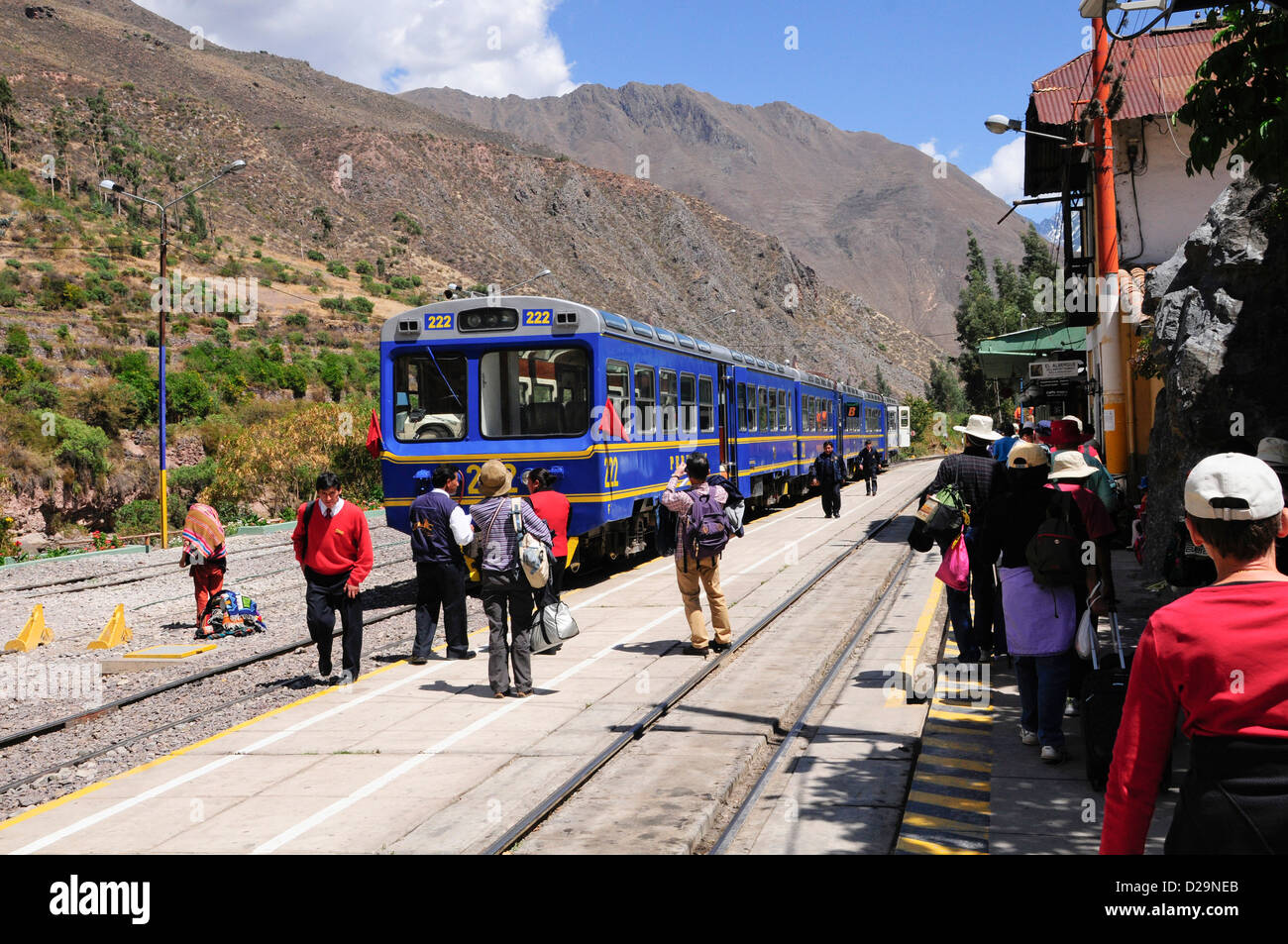 Peru, Train To Macchu Picchu Stock Photo - Alamy