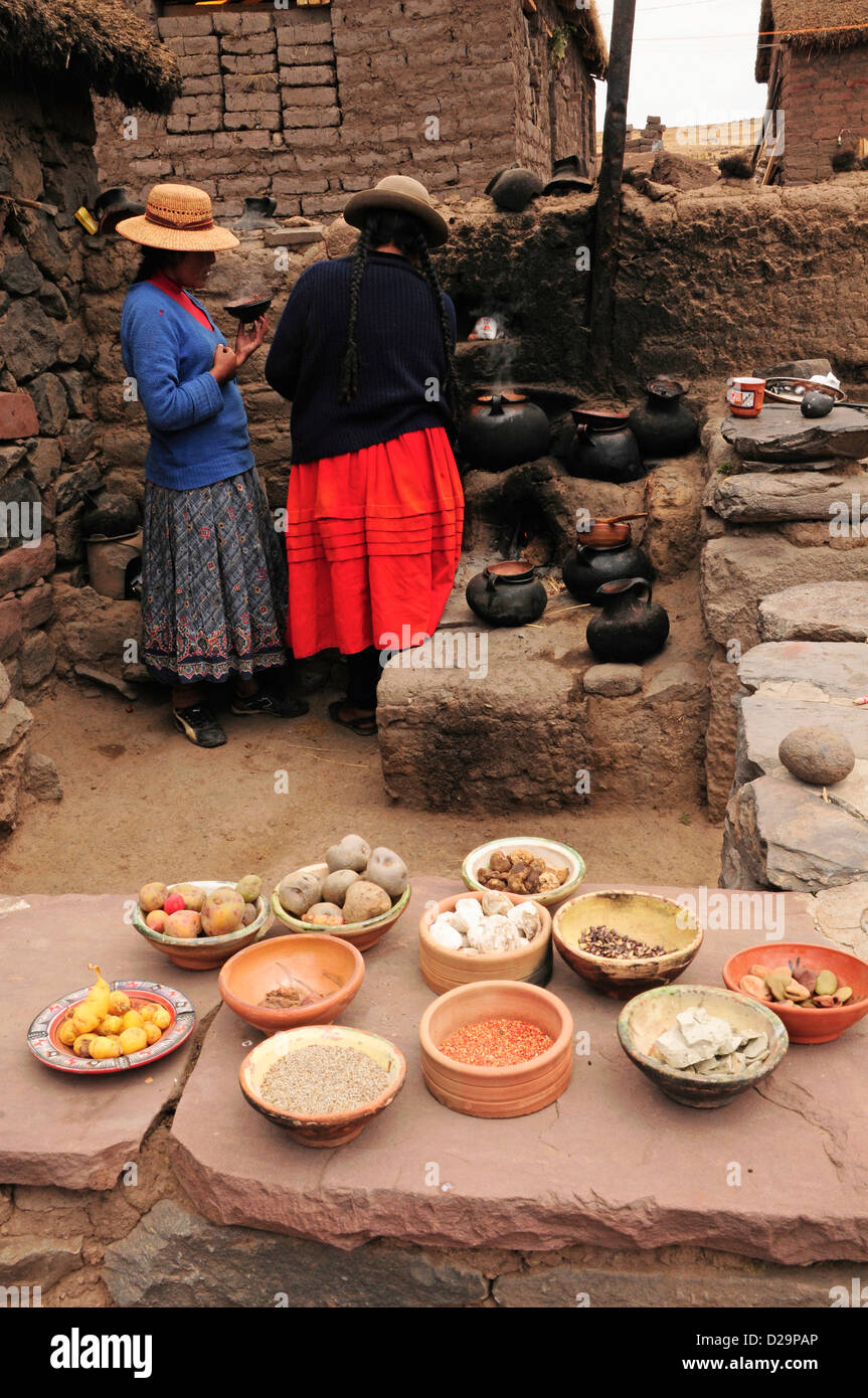 Ingredients For A Peruvian Meal Stock Photo