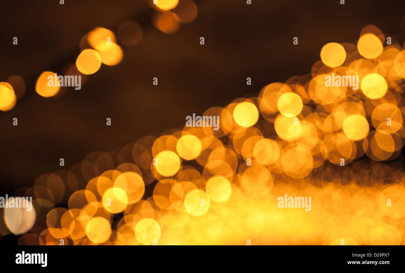 Orange and yellow blurry lights hi-res stock photography and images - Alamy