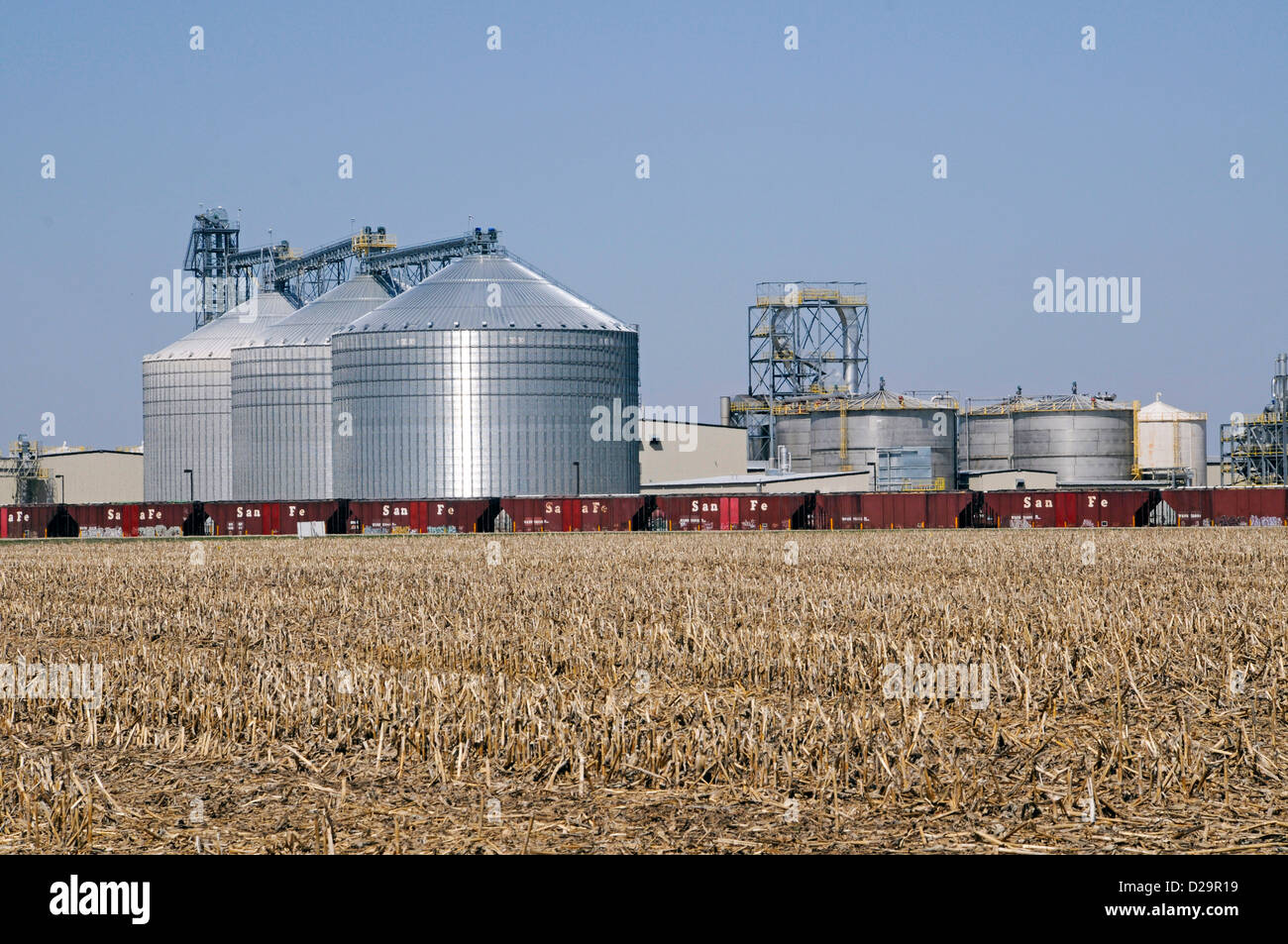 Ethanol Plant, Milton Wisconsin Stock Photo Alamy