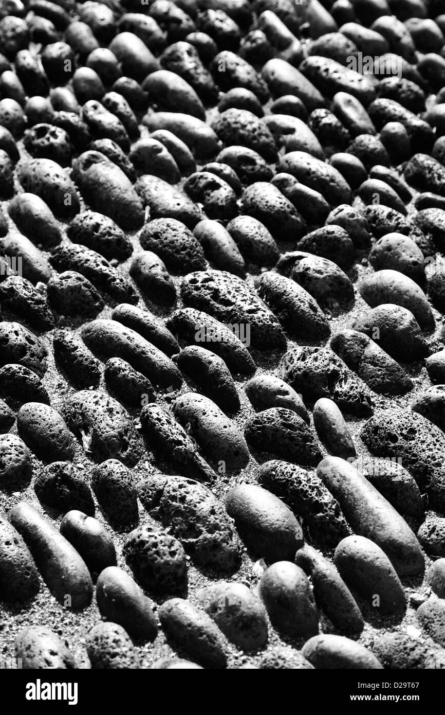 Pebbles pavement Stock Photo Alamy