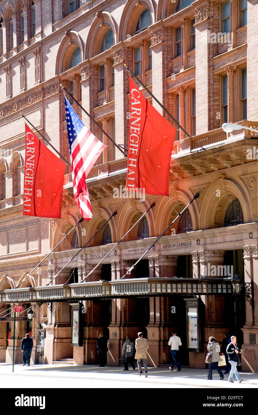 New York City, Carnegie Hall Stock Photo - Alamy