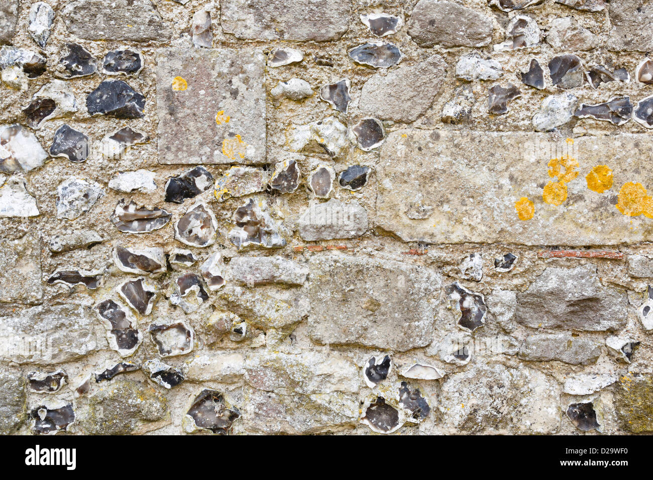 Detail of the stone wall of a medieval castle Stock Photo - Alamy