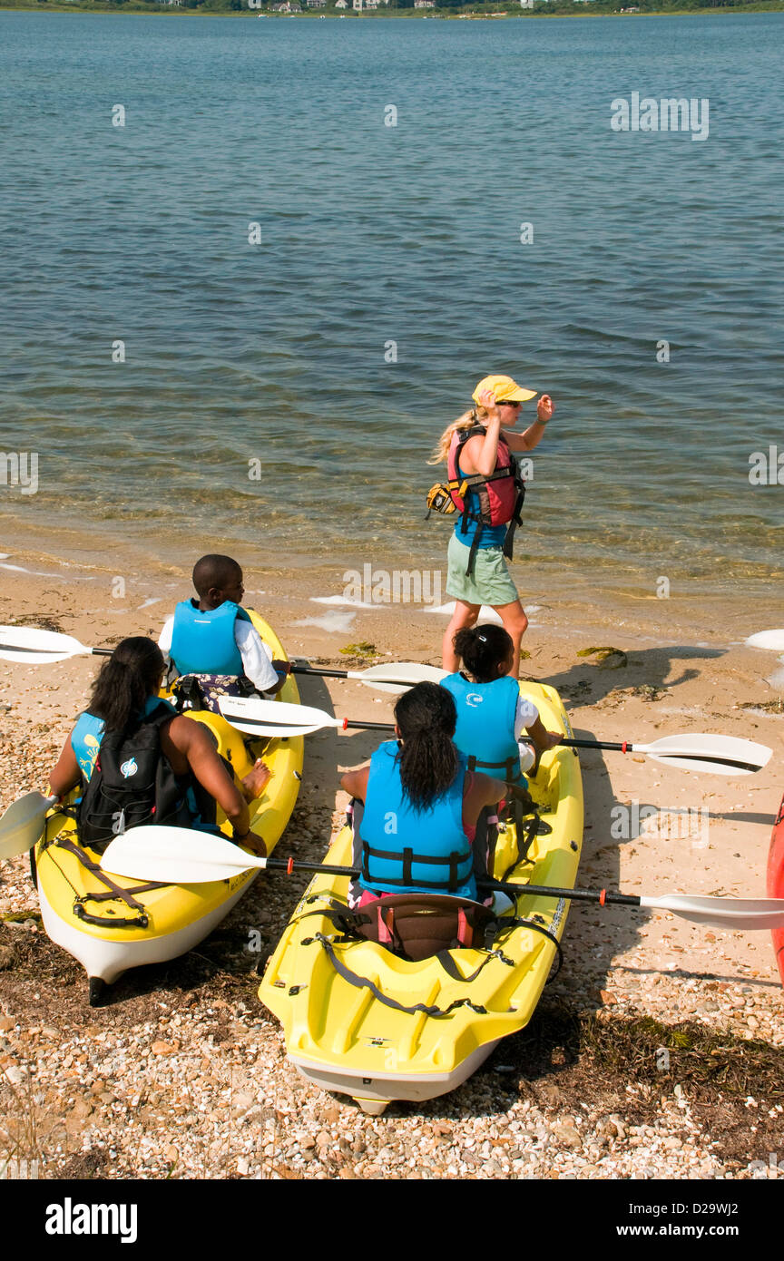 Kayaks, Life Jackets, Martha'S Vineyard, Massachusetts Stock Photo Alamy