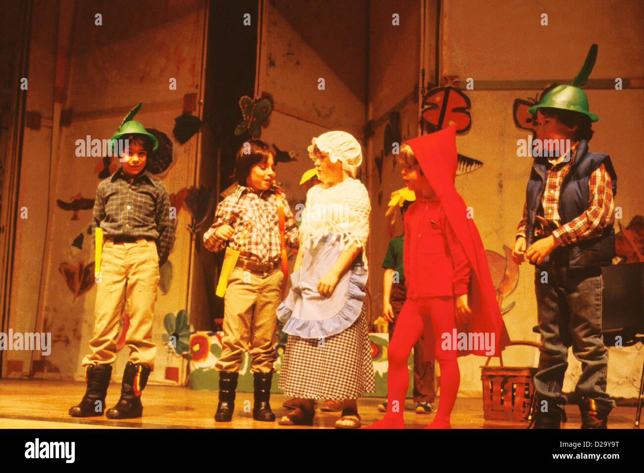 First Grade School Play Stock Photo Alamy