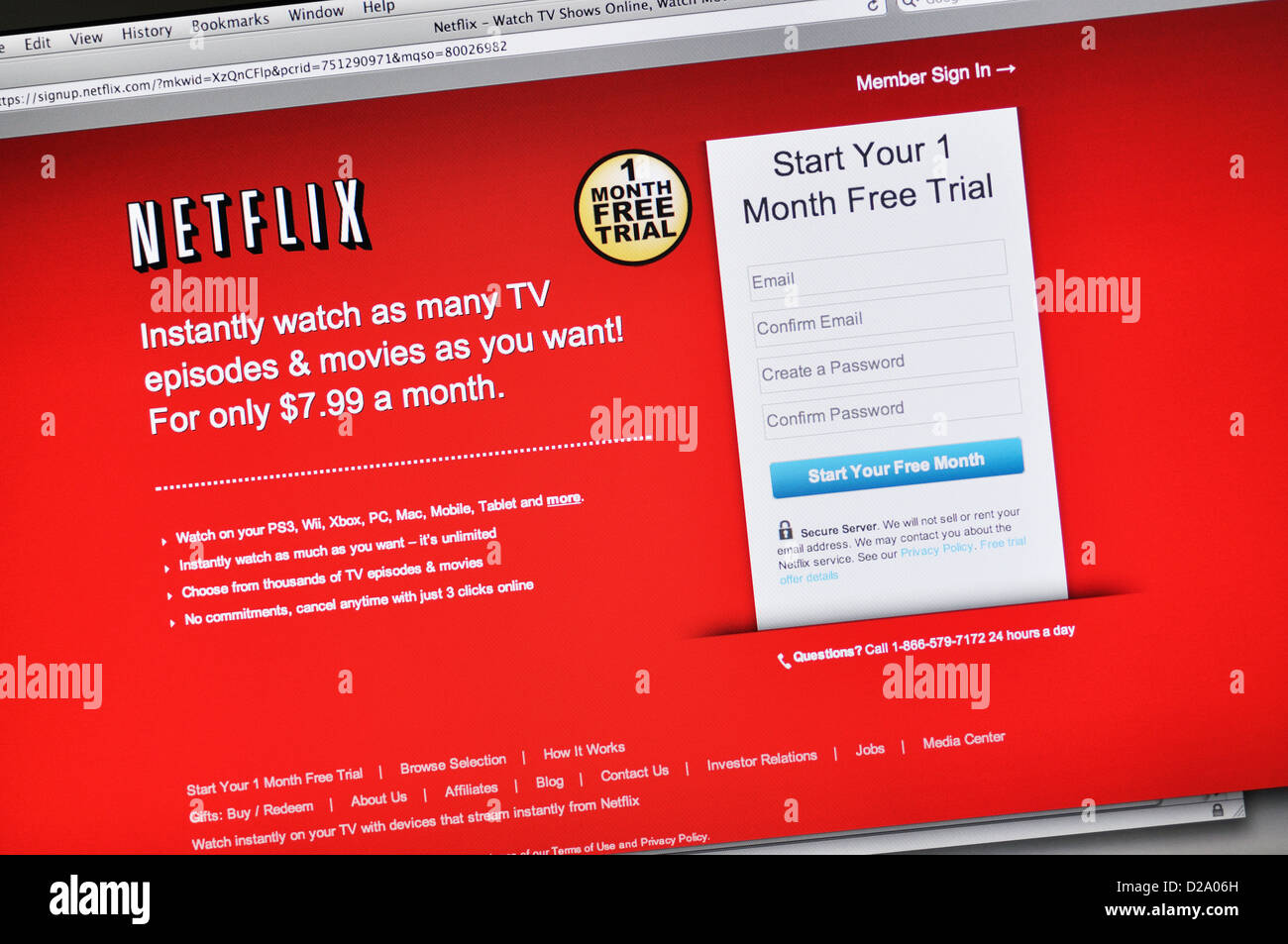 Online movie rentals hires stock photography and images Alamy