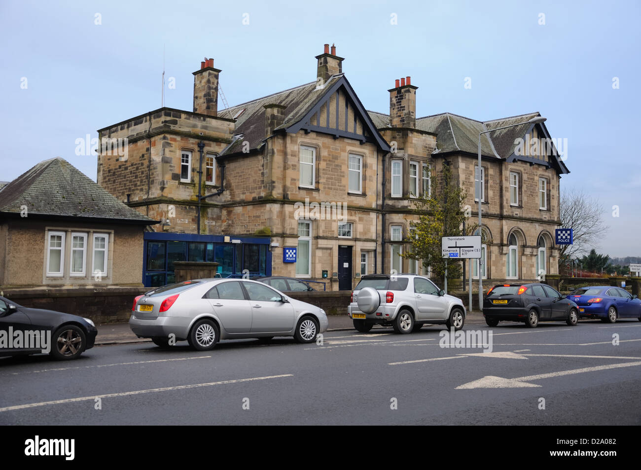 Giffnock police station and district court building in Glasgow