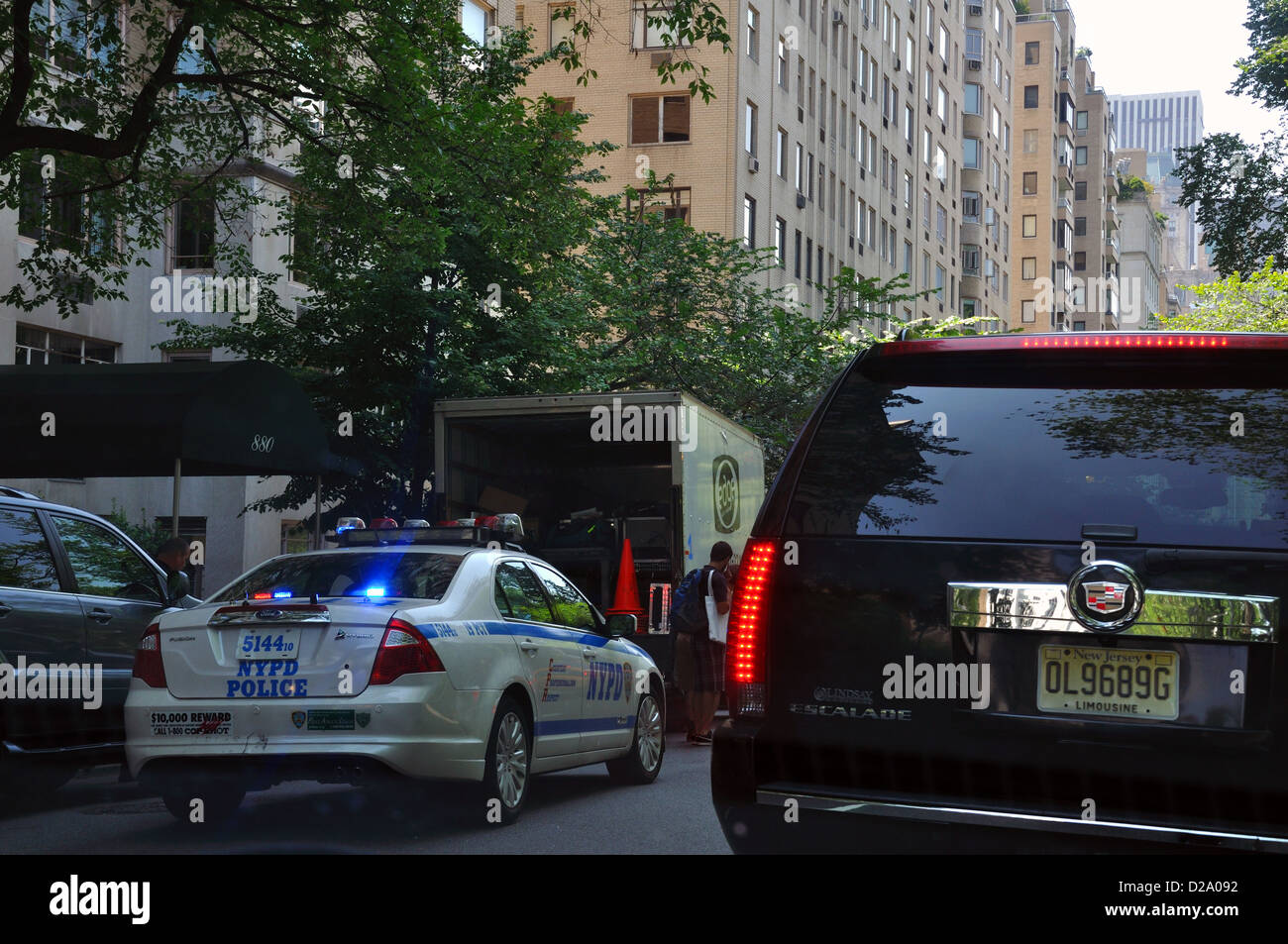 Police car, New York City, USA Stock Photo Alamy