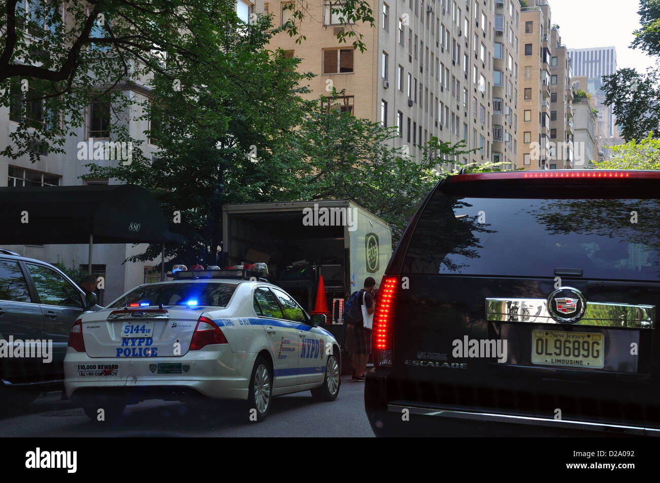 Police car, New York City, USA Stock Photo