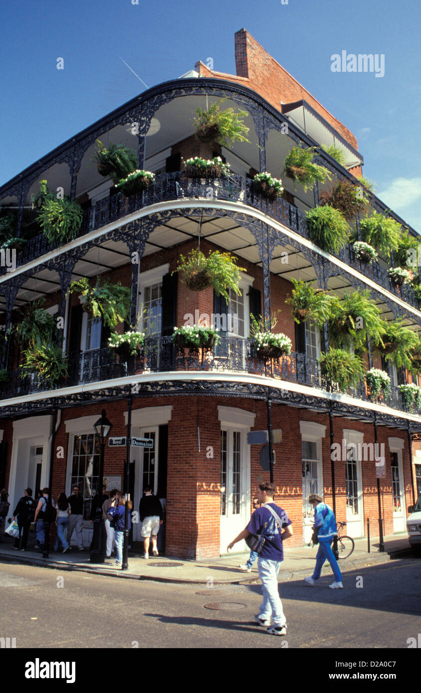 Louisiana. New Orleans. Royal And Dumaine Streets Stock Photo Alamy