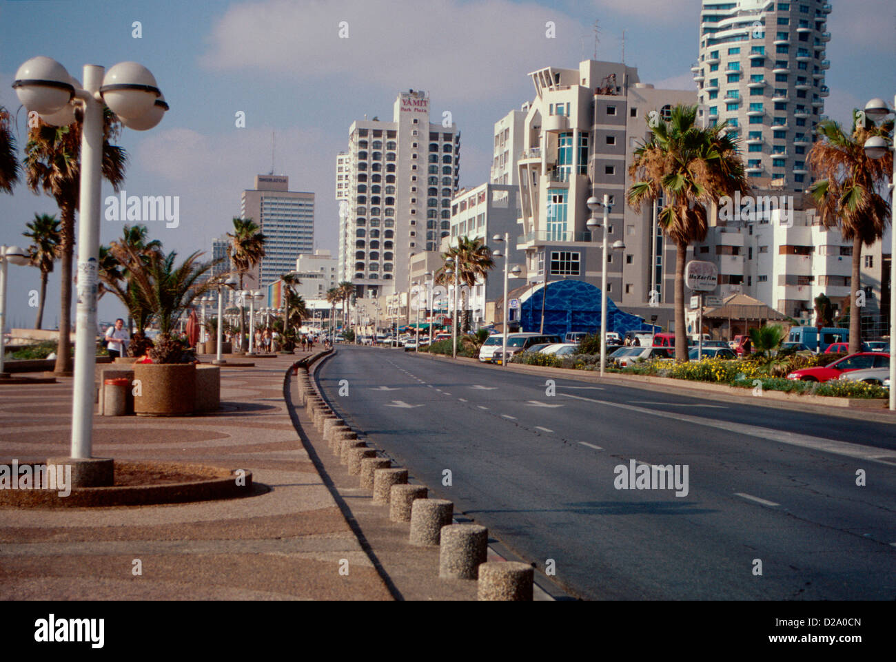 Israel tel aviv promenade travel world israel general landscape color ...