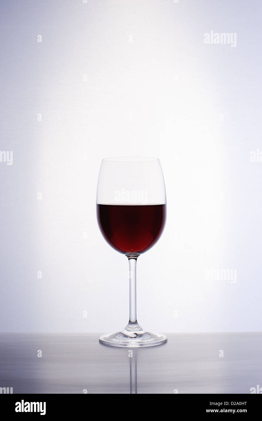 Classic glass of red wine isolated on a white background Stock Photo ...