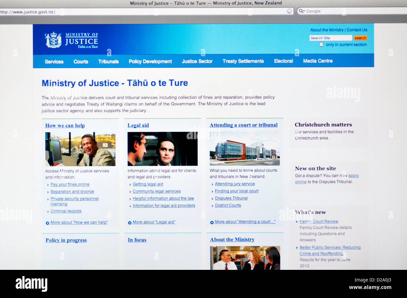 Nz ministry of justice hires stock photography and images Alamy