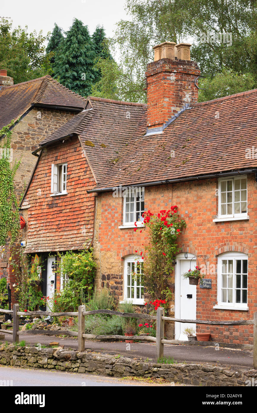 Cottages Fittleworth Pulborough West Sussex England Stock Photo Alamy