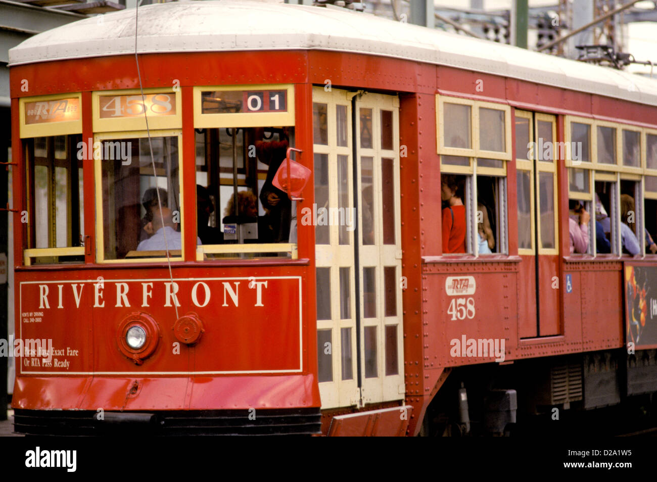 Louisiana. New Orleans. Riverfront Streetcar Stock Photo Alamy