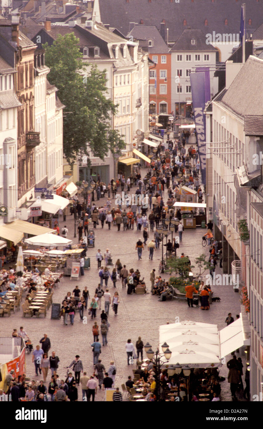Germany. Trier. Street. Stock Photo