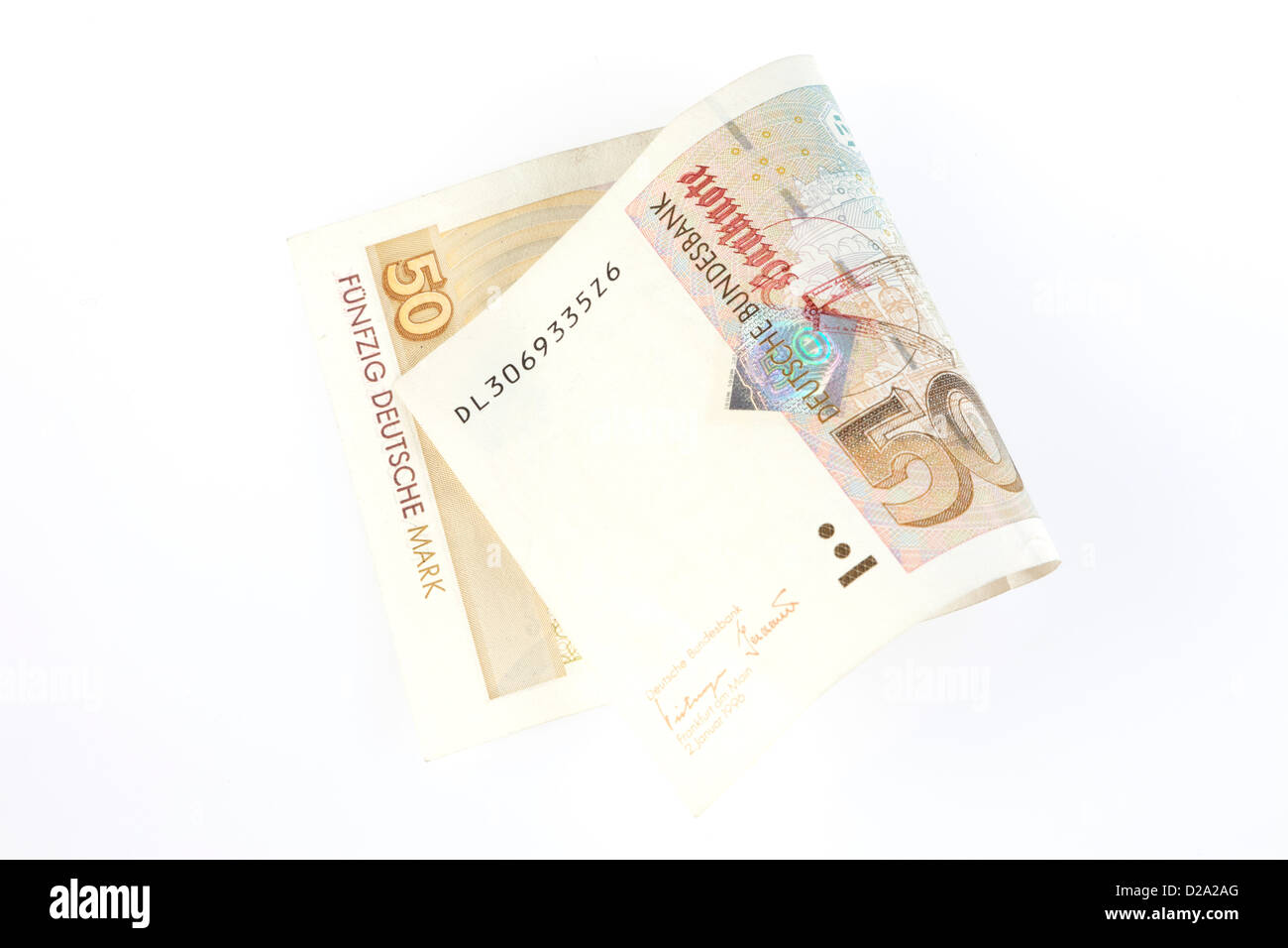 Berlin, Germany, 50 DM bill Stock Photo - Alamy
