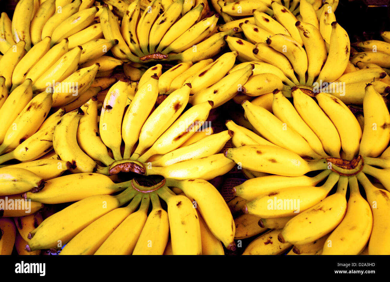 Bananas Street Market Mysore India Stock Photo Alamy