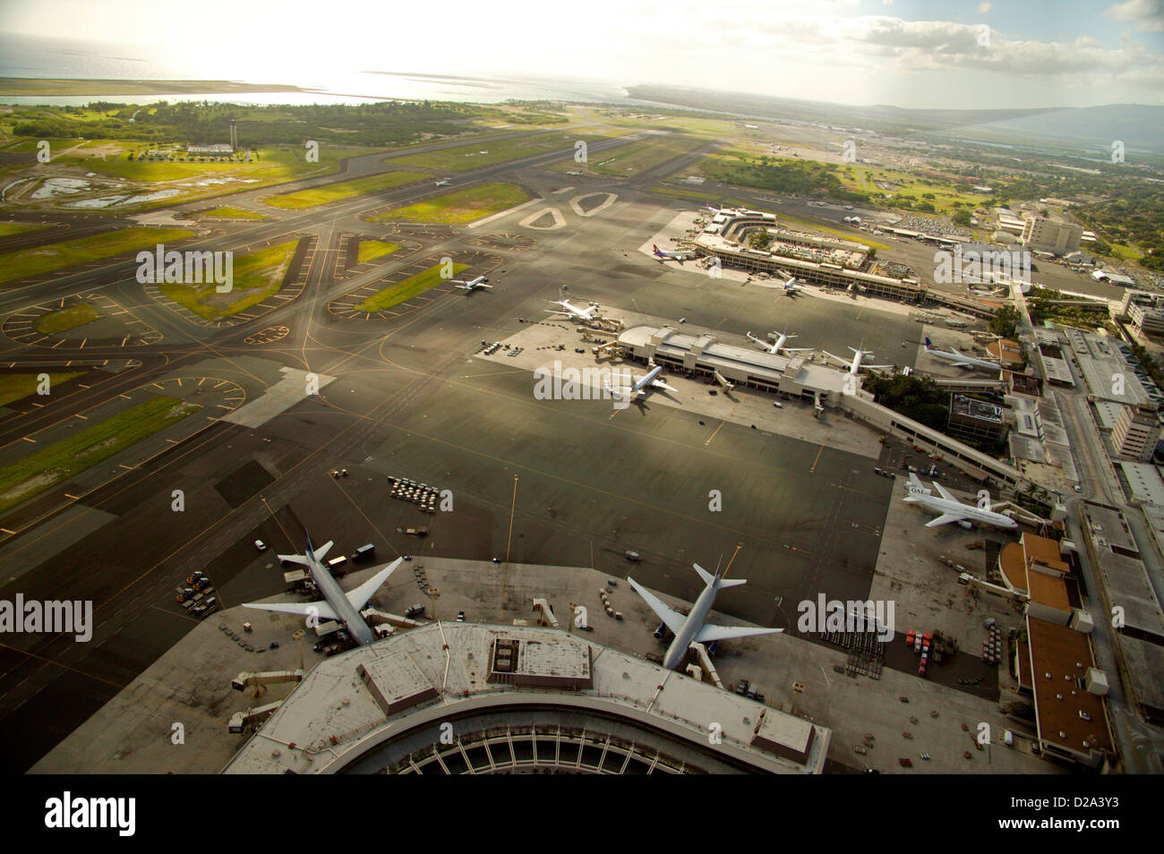 Hawaii, Oahu, Honolulu International Airport Stock Photo Alamy
