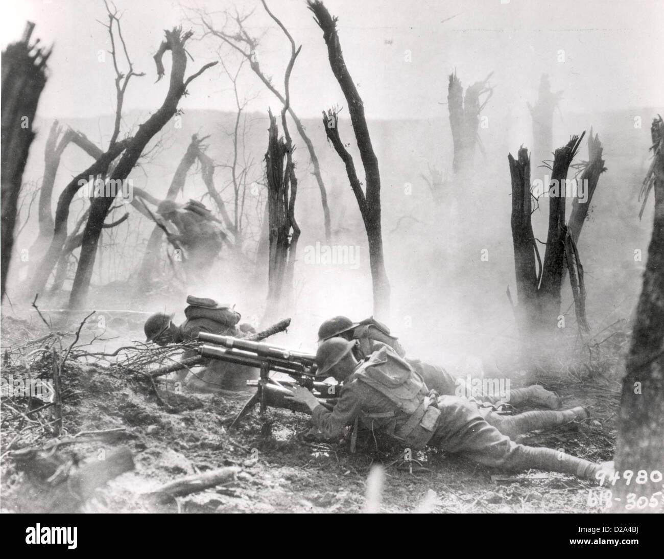 World War I - Trench Warfare Stock Photo