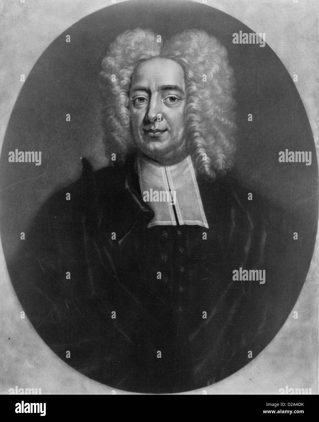 Cottonus Matherus S Theologiae Doctor Regia Societatis Londonensis .. Aetatis Suae Lxv Mdccxxvii [1727] / P Pelham Ad Vivum Stock Photo