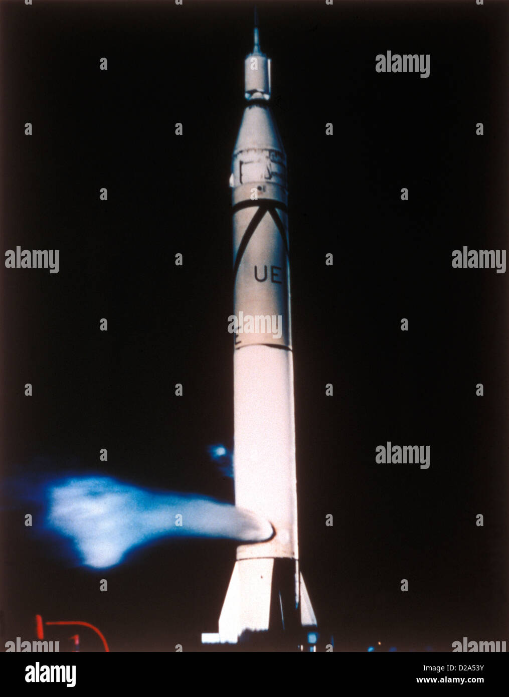 An Image Of Explorer I. The First U.S. Satellite To Obtain Earth Orbit. Stock Photo