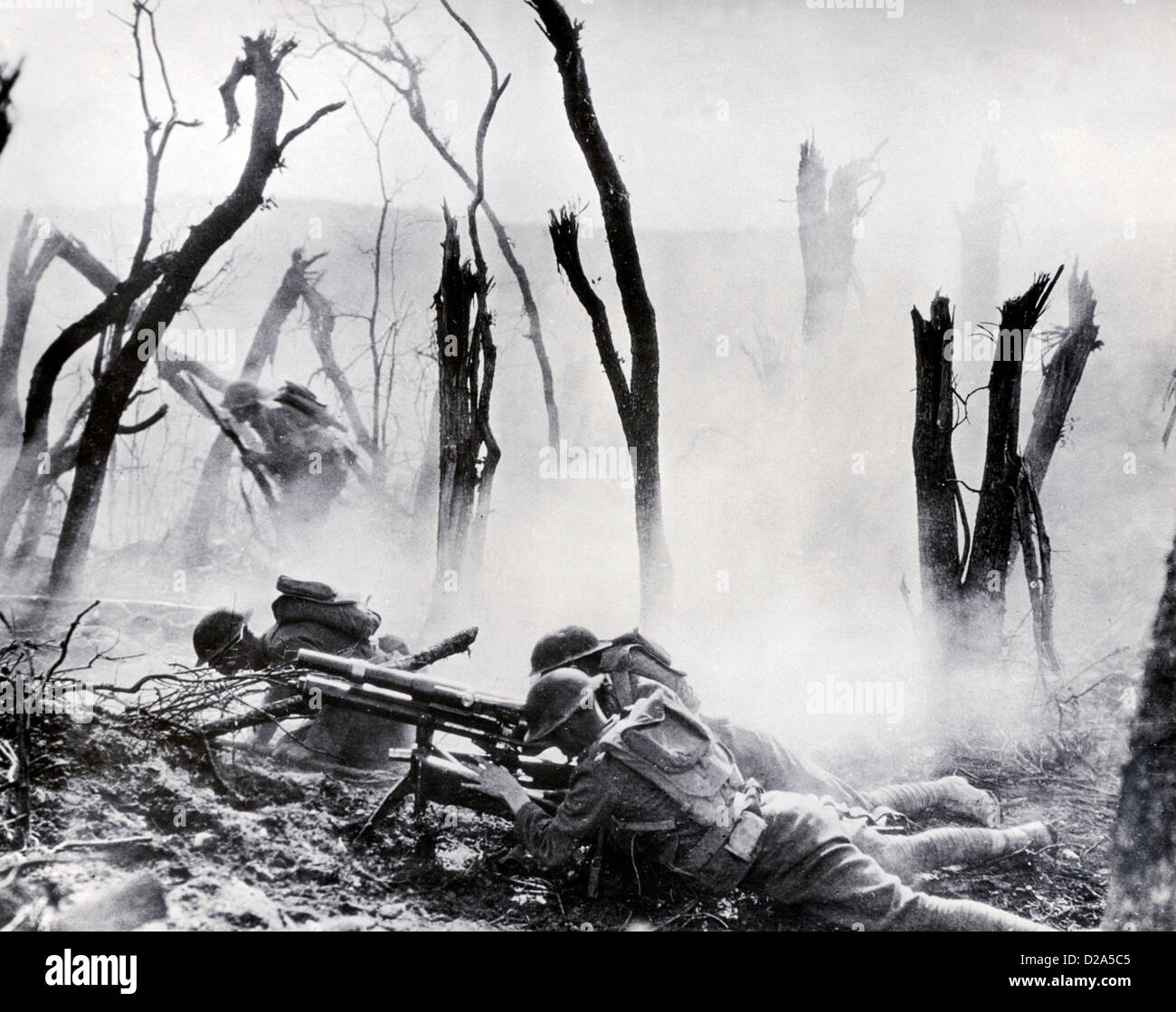 World War I - Trench Warfare Stock Photo