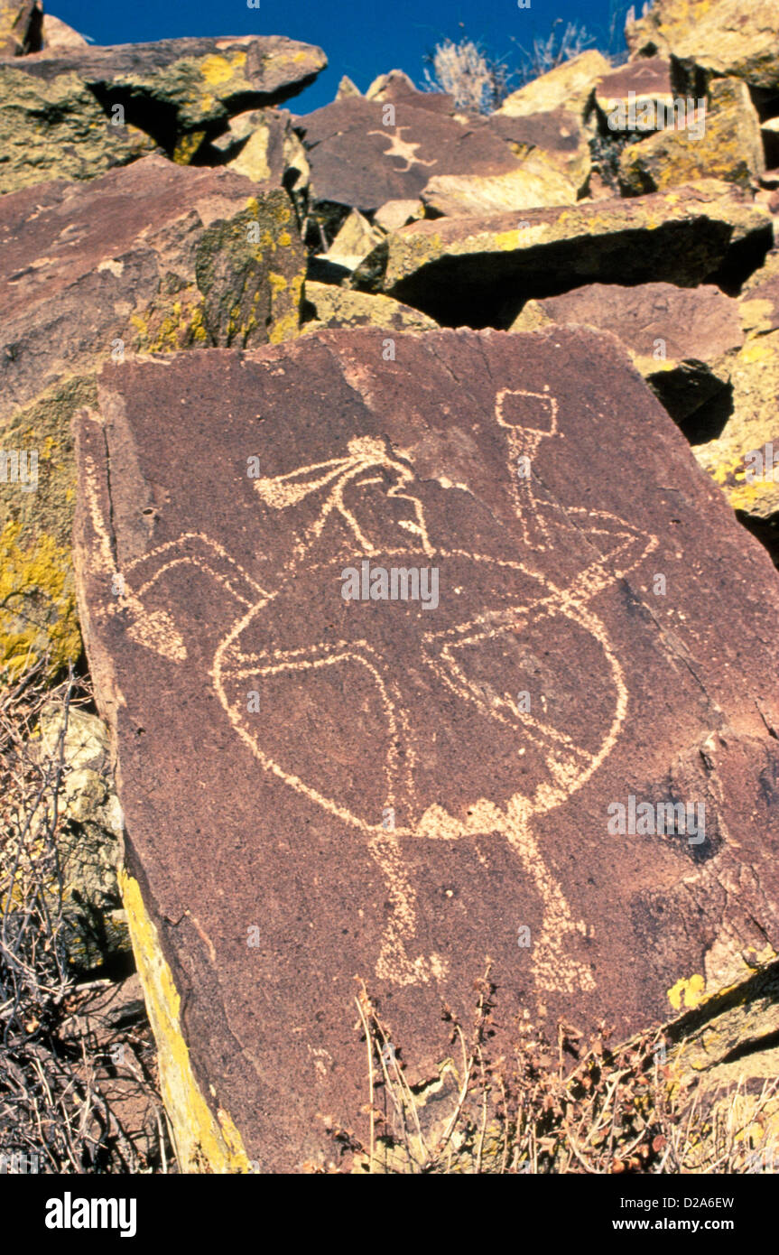 New Mexico. Galisteo. Petroglyphs Stock Photo Alamy