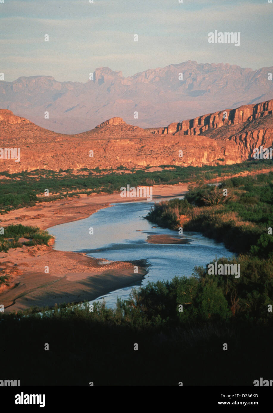 Texas, Big Bend, Rio Grande River Stock Photo Alamy