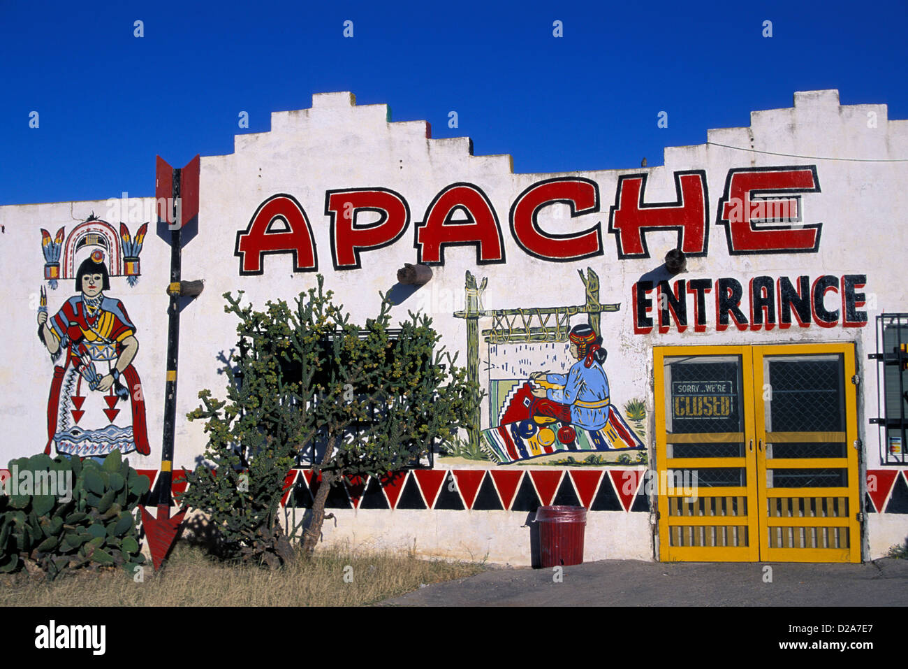 New mexico carlsbad native american kitsch store hires stock