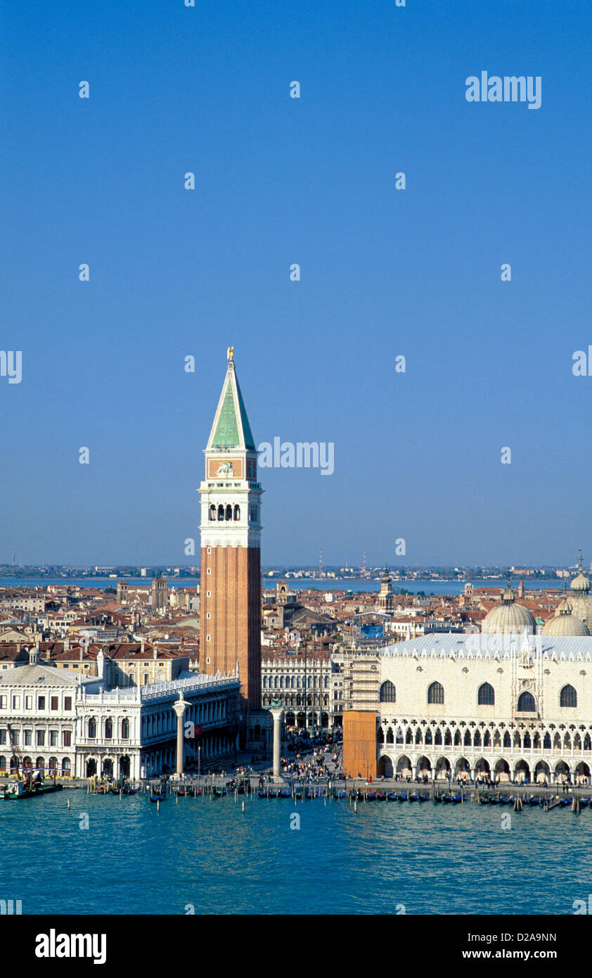 Italy, Venice. Campanile. Stock Photo