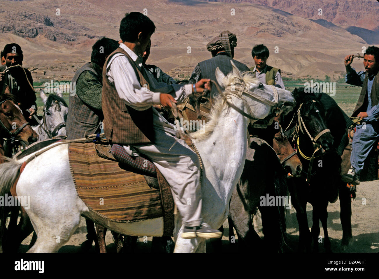 Afghanistan, Bamyan, Buzkachi Stock Photo