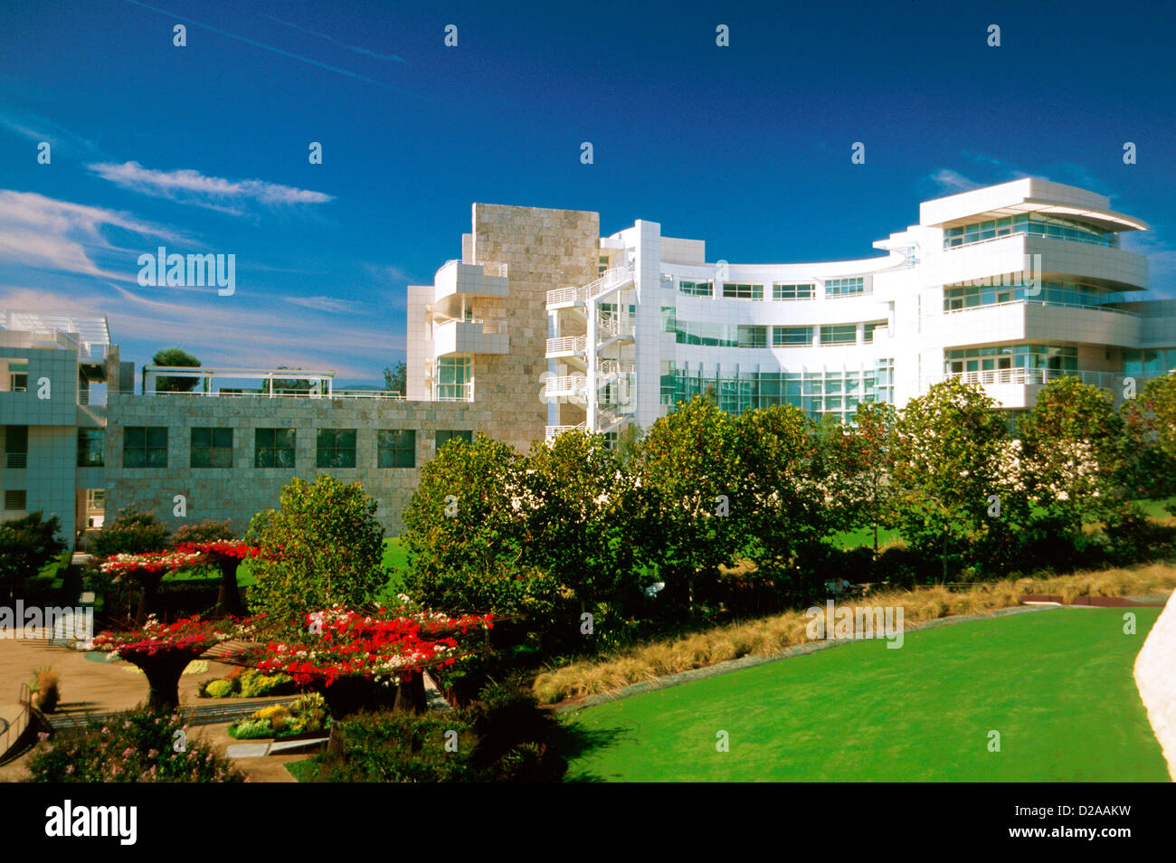 California. Los Angeles. Getty Museum. Stock Photo