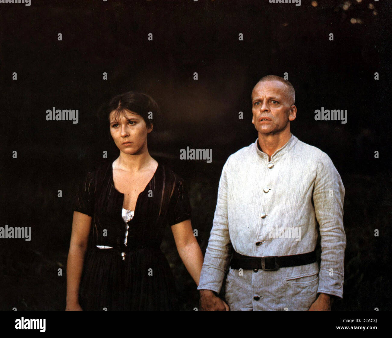 Woyzeck  Woyzeck  Eva Mattes, Klaus Kinski Marie (Eva Mattes) und Woyzeck (Klaus Kinski) *** Local Caption *** 1979 NUR DIGITAL Stock Photo