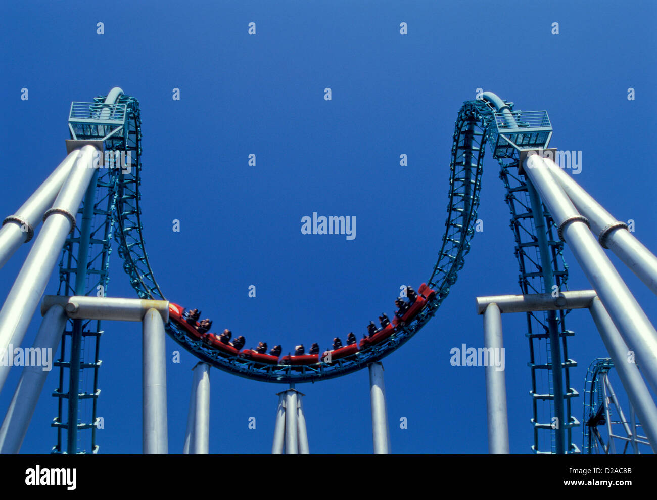 Roller Coaster Busch Gardens Virginia Stock Photo 53089579 Alamy