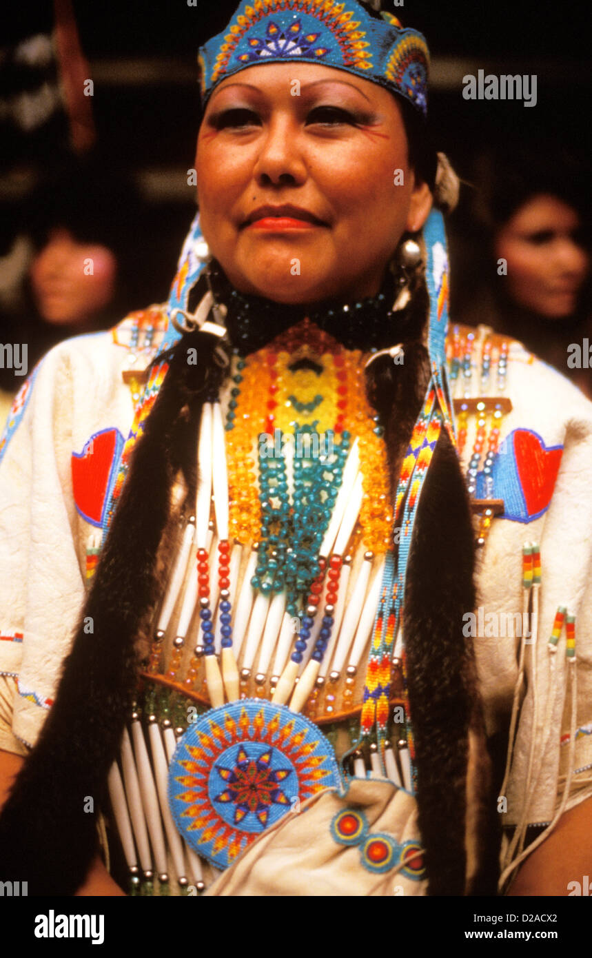 Oklahoma, Oklahoma City. Native American Dancer At Red Earth Festival ...