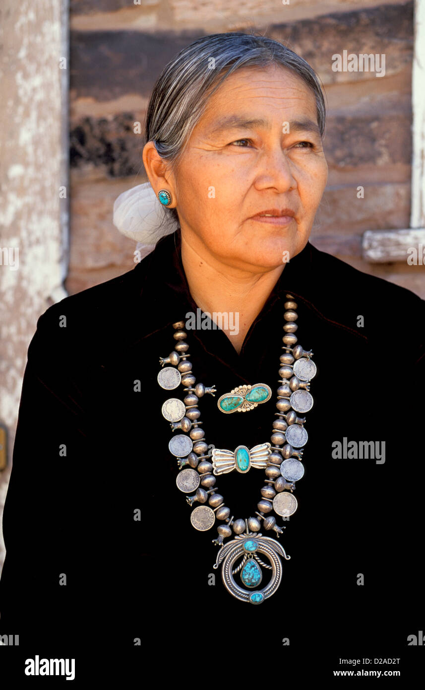 Navajo Smoke Bisbee Turquoise Sterling Silver Squashblossom Necklace |  Sedona by Manzano Jewelers
