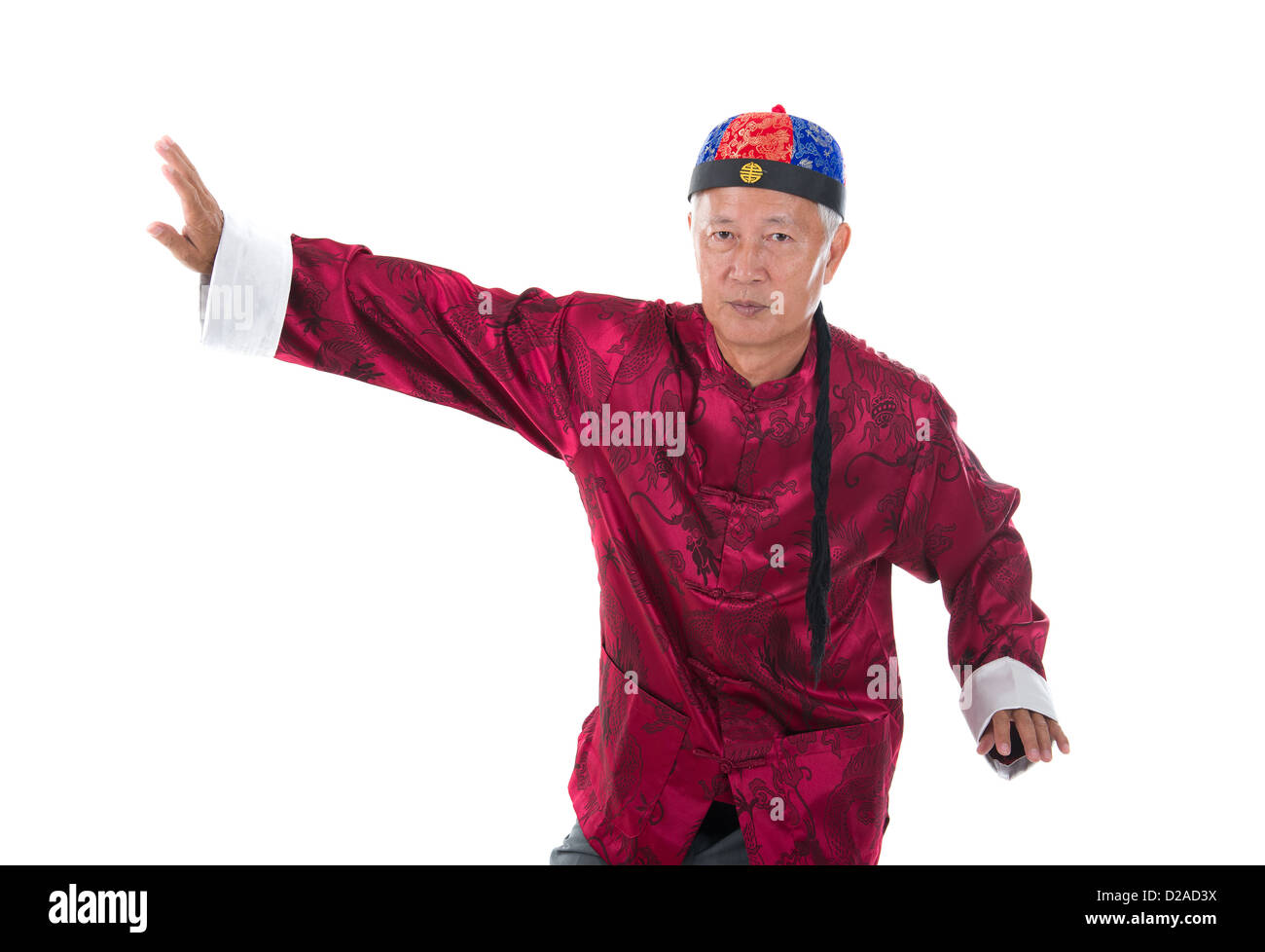 Old chinese man tai chi hires stock photography and images Alamy