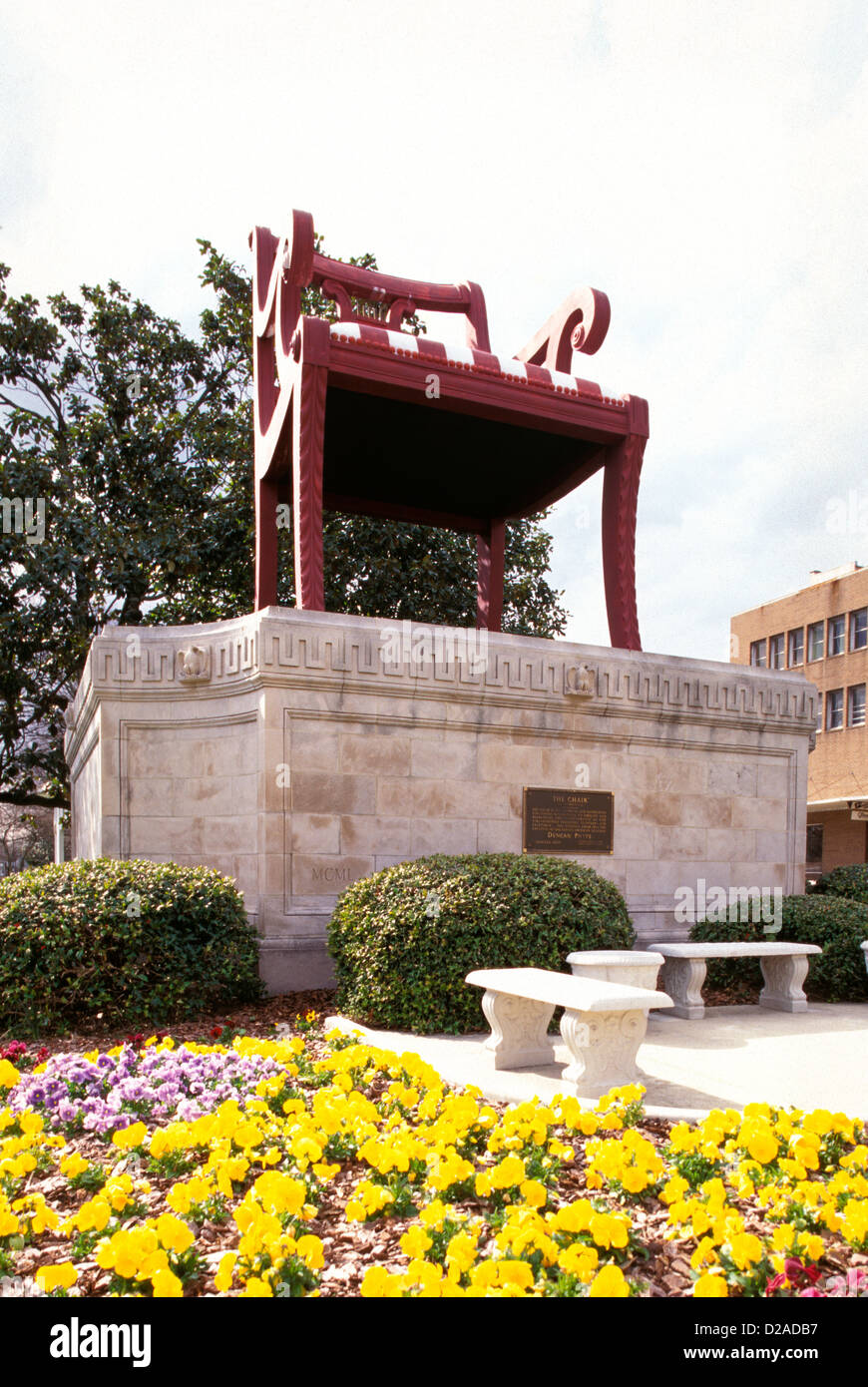 North Carolina, High Point. World’S Largest Chair. Giant Chair At Park
